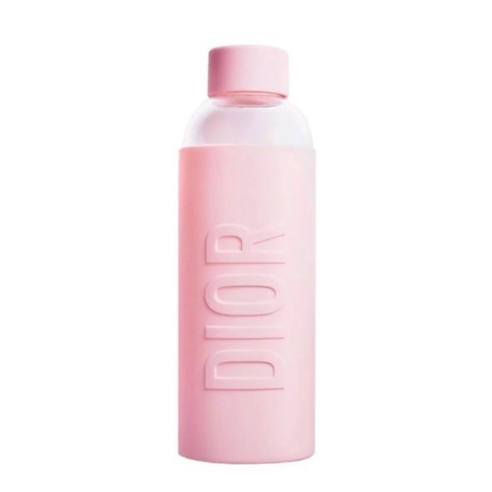 New Dior Beauty Pink Sleeve Water Bottle / Flask